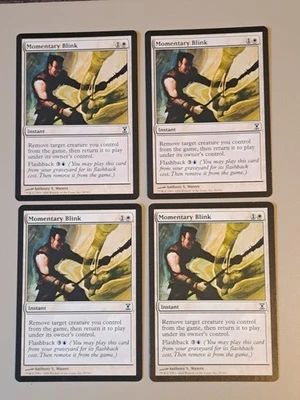 4x Momentary Blink - MTG Time Spiral TSP Common Excellent (EX) - Imagen 1 de 2