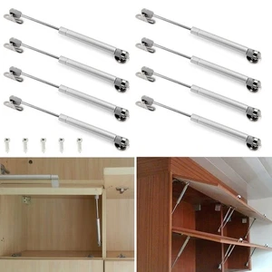 🚀1/2/8Pcs Door Hinge Gas Spring Strut Prop Shock Lift Kitchen Cabinet Hydraulic - Picture 1 of 12
