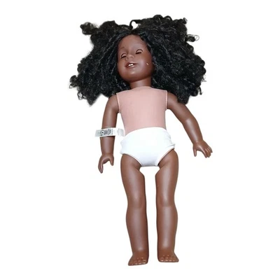 Muñeca American Girl 18" Truly Me #85 piel oscura negro cabello rizado ojos marrones SIN CAJA Foto 1 de 4