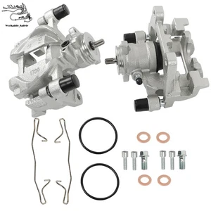 2PCS Brake Caliper w/ Bracket Fit For Ford Fusion 2013-2020 L4 2.0L Rear Side - Picture 1 of 12