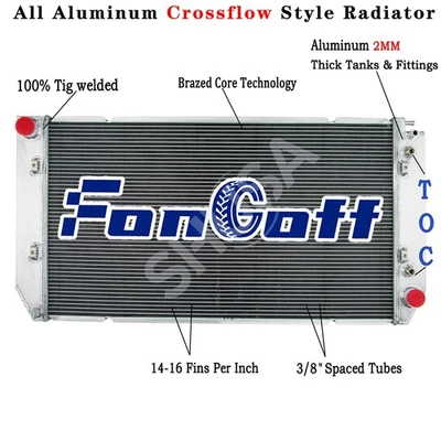 3Row Radiator For 94-02,96 CHEVY GMC C1500 C2500 K1500 K2500 6.5 V8 TURBO DIESEL - Изображение 1 из 4