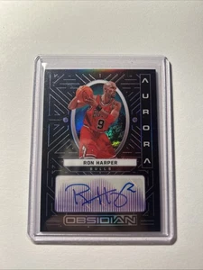 2021-22 Panini Obsidian Aurora Electric Etch Purple(?) /75 Ron Harper #AUR-RON - Bild 1 von 3