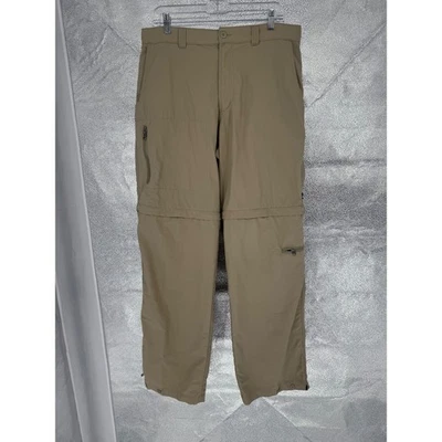 Pantalones de Senderismo Patagonia Para Hombres Convertibles con Cremallera Carga Caqui Talla 33 Exterior Foto 1 de 4