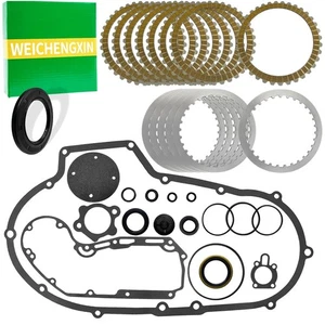Clutch Steel Plate & Clutch Friction Plates Kit Compatible with Sportster 120... - Picture 1 of 7