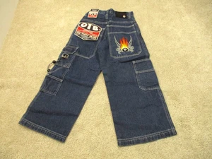 Vintage Neu mit Etikett OTB One Tough Marke Y2k Skater Jeans Gr. 8 Reg 8 Ball - Bild 1 von 16