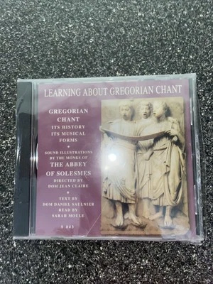 Learning about Gregorian Chant by Monastic Choir of Solesmes / Claire (CD, 2002) Foto 1 de 2