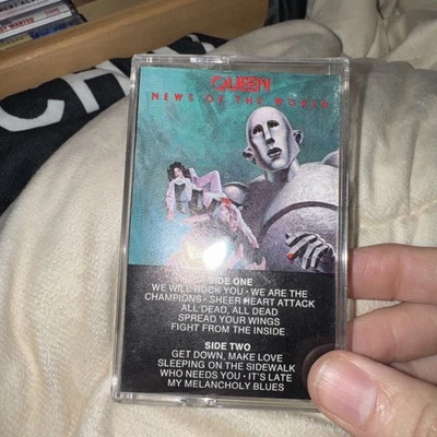 Queen *News Of The World *cassette tape 1977 TC5112 Electra Play Tested VG+ Foto 1 de 2