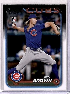 2024 Topps Update Ben Brown RC Chicago Cubs #US183 - Picture 1 of 2