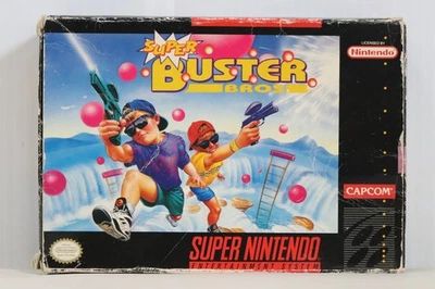 SNES Super Nintendo Entertainment System Super Buster Bros Used /w Box and Game - Image 1 of 4