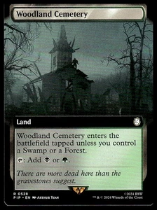 Universes Beyond: Fallout #528 Woodland Cemetery (Extended Art) - Picture 1 of 2