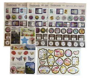 Estampillas florales de flores adhesivas diarios basura tarjetas álbumes de recortes pegatinas - Imagen 1 de 6