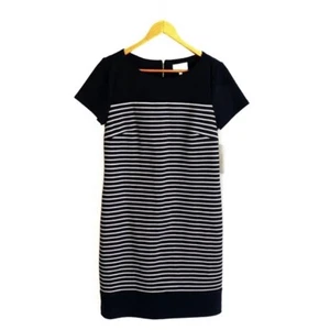 Laundry by Shelli Segal Stripe Sheath Dress Size 8 - Picture 1 of 16