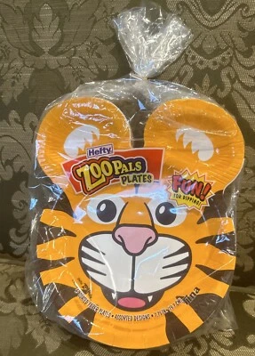 Hefty Zoo Pals Plates Assorted Designs 45 Pcs Assorted Designs Fun For Dipping - Image 1 of 4