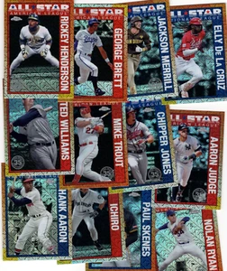 2025 Topps Silver Pack Mojo 1990 All Star Chrome Series 2 Singles PYC You Pick - Picture 1 of 1