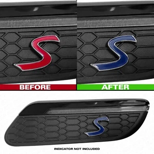 Calcomanía Scuttle indicador MINI F-Series LCI 2 lados S (par) - azul oscuro - Imagen 1 de 1
