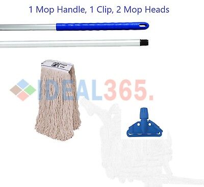 Blue Kentucky Complete Mop Set Traditional Cleaning Floor Cleaner Home Kitchen • 17.77£