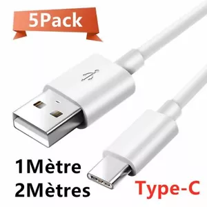 Câble USB Type C Charge Rapide pour Samsung S9 S8 S10 S20 S21 A50 A51 A40 A20e - Imagen 1 de 10