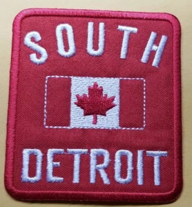 Embroidered South Detoit Canada Patch approx 2.75x3" - Picture 1 of 2