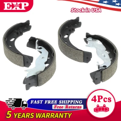 Zapatas de freno traseras premium de cerámica para Ford Fiesta 2011 2012 2013 2014 2015 - 2019 Foto 1 de 4