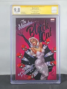 Black Cat #1 CGC 9.8 SS Signed J Scott Campbell Marvelous Cover Spider-Man - Bild 1 von 2