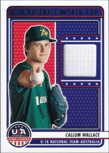 2023 Panini USA Stars & Stripes U-18 World Cup Australia Jersey Callum Wallace - Picture 1 of 2