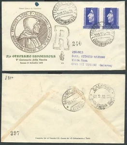 1952 ITALIA FDC VENETIA 154 SAVONAROLA TIMBRO ARRIVO - CG - Picture 1 of 1