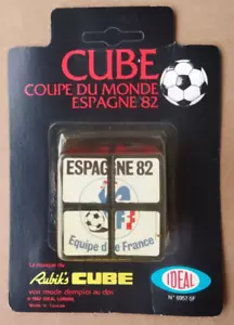 --- RUBIK'S CUBE ÉQUIPE DE FRANCE. COUPE DU MONDE FOOTBALL 1982 -- IDEAL - Foto 1 di 3