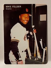 1992 Mother's Cookies Mike Felder San Francisco Giants Baseball Card #15