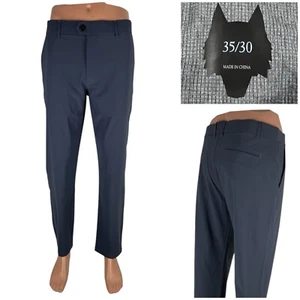 GREYSON Mens 35 X 30 Pants Montauk Golf Gray Golfer Casual Polyamide Stretch EUC - Picture 1 of 10