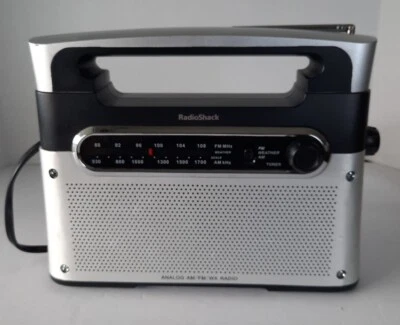 Vintage Radio Shack 12-889 AC/DC AM/FM/WX Radio Weather Band Analog Works Read - Image 1 of 4
