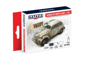 HATAKA AS38 German AFV Winter Camo 2 in 1 Acrylfarben Set 4 x 17ml Flasche POD - Bild 1 von 7
