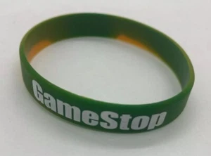 Pulsera de goma verde/marrón promocional Gamestop Power to the Players nueva - Imagen 1 de 4