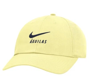 NIKE HERITAGE86 ‘CLUB AMERICA’ FTBLL/SOCCER CAP ADULT UNISEX ONE SZ YELLOW NWT - Picture 1 of 8