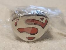Superman Male Stainless Steel Ring Size 6 NEW