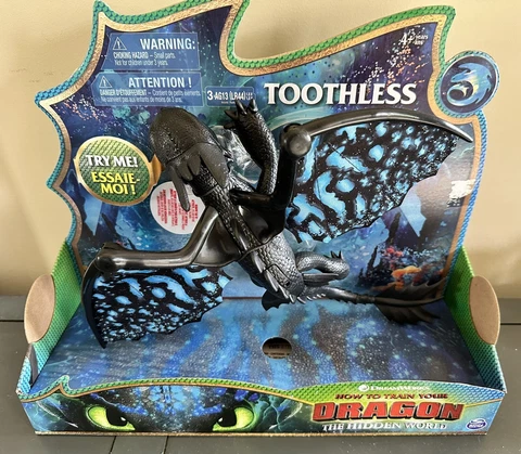 NEW How to Train Your Dragon Hidden World Hiccup & Toothless Action Figure Set Cover