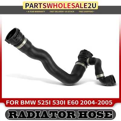 Manguera de radiador lateral superior para BMW 530i 525i 2004-2005 L6 3,0 L 2,5 L 17127519256 Foto 1 de 4