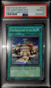 Yugioh 2004 The Sanctuary In The Sky OG Print AST-042 PSA 10 - Picture 1 of 12