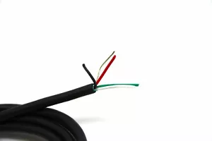 1 METER 3.28FT GAVITT 4 CONDUCTOR PICKUP CABLE GUITAR & SHIELDING - MADE IN USA! - Picture 1 of 2