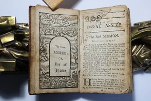RARE c.1710-27 THE GREAT ASSIZE OR DAY OF JUBILEE Early American Imprint BOOK - Photo 1 sur 24