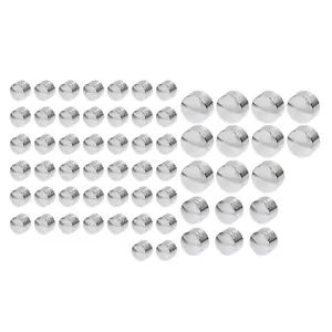 61Pcs Chrome Engine Topper Bolt Cover Caps Fit For Harley Road Street Glide FLTR - Picture 1 of 12