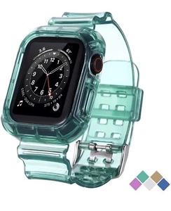 Für Apple Watch Silikon Band Armband Serie SE 1 2 3 4 5 6 7 Sport 38/40/42/44 mm - Bild 1 von 5