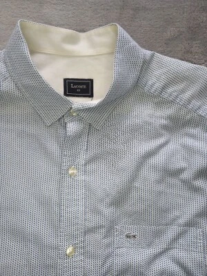 LACOSTE Men's Oxford Long Sleeve Button Down Causal Dress Shirt - Classic Fit - Image 1 of 4