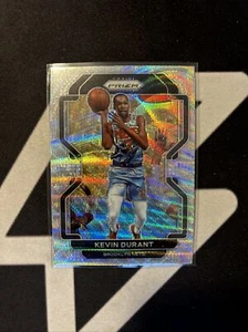 Kevin Durant 2021-22 Panini Prizm Silver Wave #120 Brooklyn Nets - Picture 1 of 2