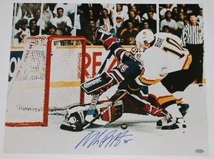 Mike Richter Signed 94' Cup Save Against Pavel Bure 16x20 Photo Steiner Sports - Picture 1 of 3