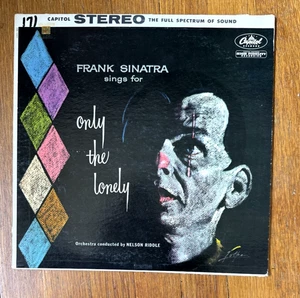 Frank Sinatra, ONLY THE LONELY, LP Vinyl record, Capitol ST-1053 VG+ Yr 1958 - Picture 1 of 6