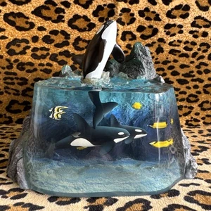 Dakin Artist Col Wyland Amazing Orcas Whale Sculpture Limited Edition 1123 - Picture 1 of 13