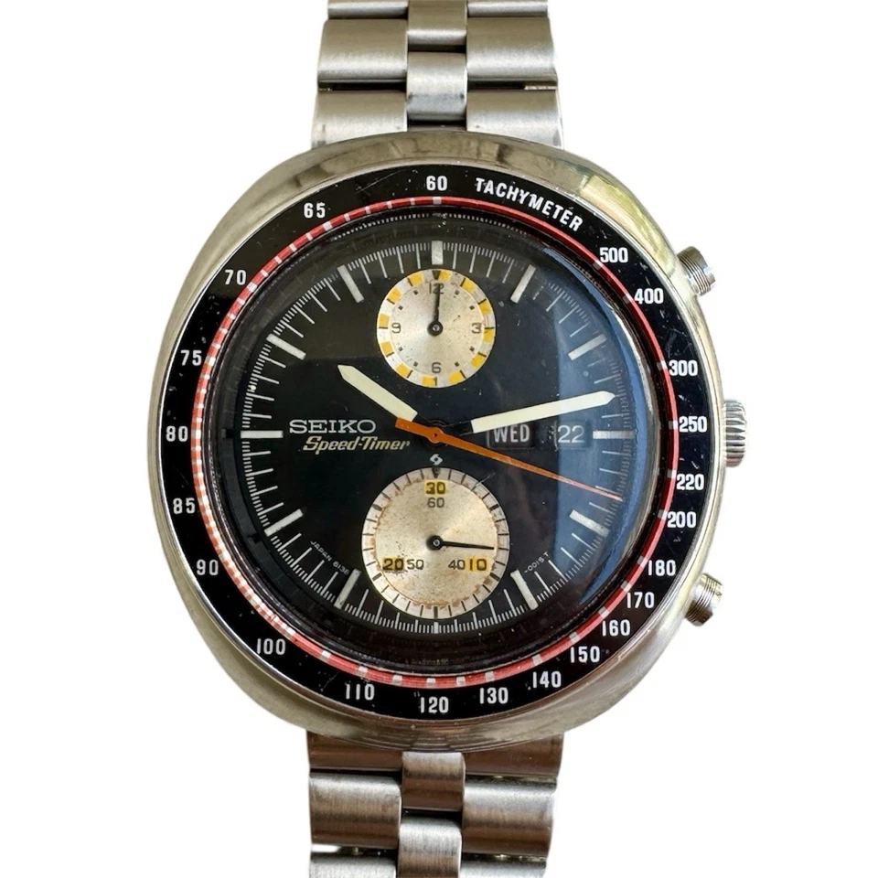 De colección JDM Seiko Speedtimer UFO Cronógrafo Automático 6138-0011 Años 70 Ori Completo Foto 1 de 4