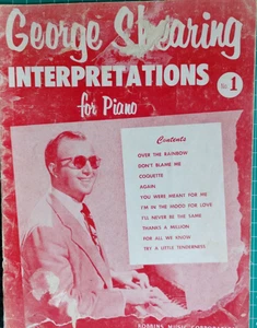 Vintage George Shearing Interpretations For Piano #1 & #5 (#5 Missing Cover) - Imagen 1 de 5