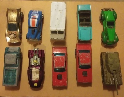 1969-1983 HOT WHEELS LOT OF 10 W/5 RED LINES! BYE FOCAL, TOUGH CUST. & MORE! - Image 1 of 4