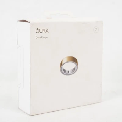Oura Ring 4 Smart Ring Activity Tracker - Size 7 In Gold (JZ90-54216-07) - Image 1 of 4